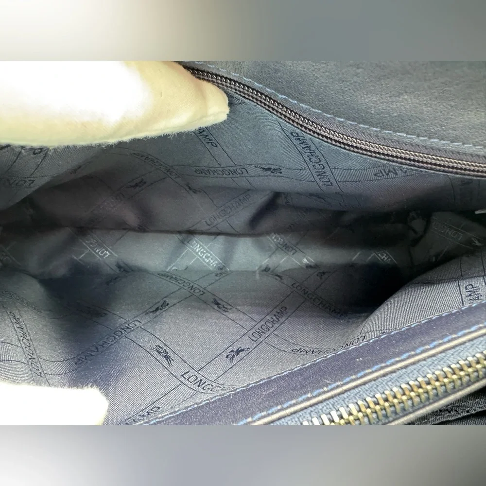 Longchamp Madeleine Leather Shoulder Bag - Picture 13 of 16